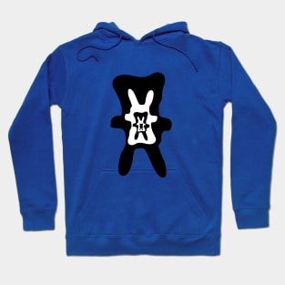 Epoh the Nomad - Black and White Inner Bunny Hoodie